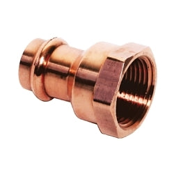 LEGEND 450-735P Reducing Adapter, 1 x 1-1/4 in Nominal, Press x FNPT End Style, Copper, Import