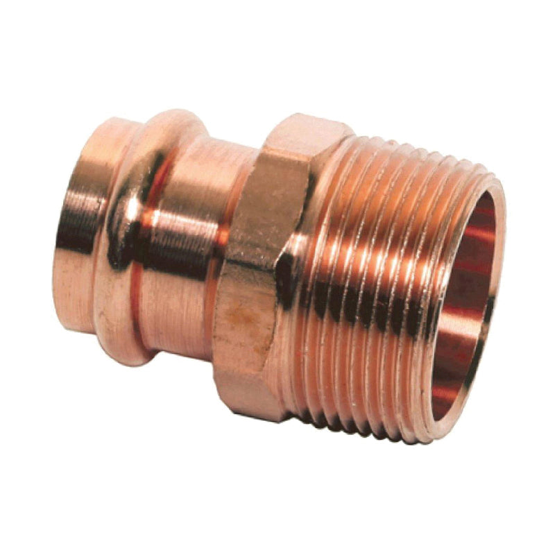 LEGEND 450-788P Reducing Adapter, 1 x 1-1/4 in Nominal, Press x MNPT End Style, Copper, Import