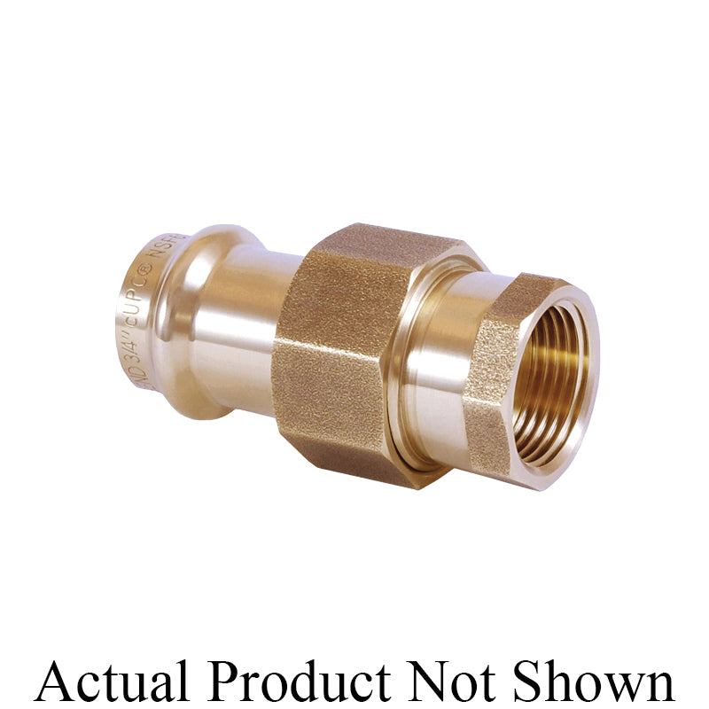 1/2" Union - Dzr Brass - Press x FNPT