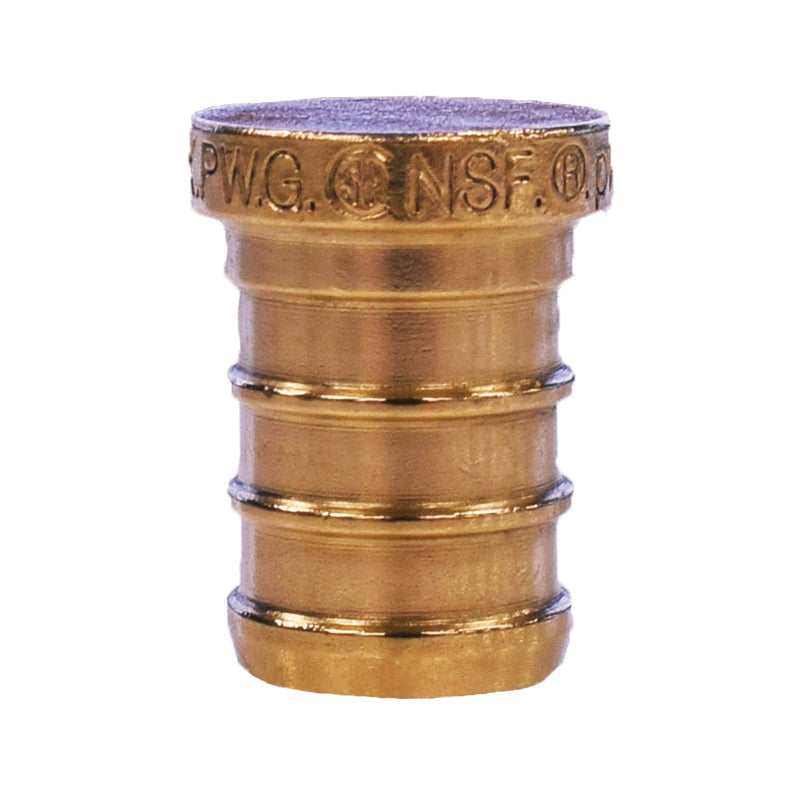 1" Plug - Dzr Forged Brass - PEX