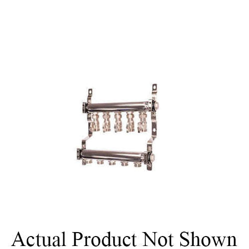 LEGEND 8300EV-10-4 M-8300EV Economy Manifold With Circuit Isolation Valves, 1 in Inlets x (4, Stainless Steel, Import