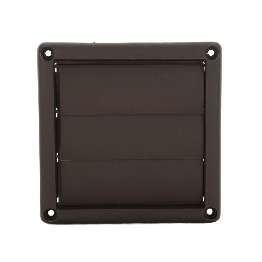 4" LOUVERED DRYER BROWN