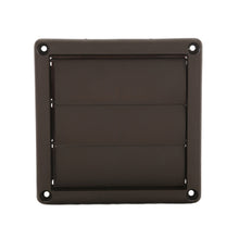 4" LOUVERED DRYER BROWN