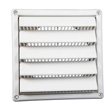 WHITE LOUVERED VENT