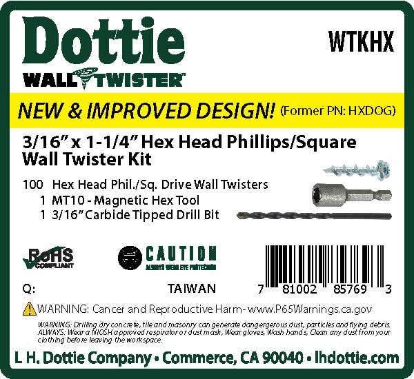 Twister Kit - 3/16" Drill - Carbon Steel