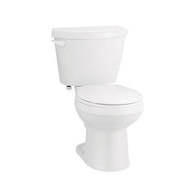 NIAGARA LIBERTY™ C11.002.01 Single-Flush Standard Height 2-Piece Toilet, Round Bowl, 14-7/8 in H Rim, 10 in Rough-In, 1.28 gpf, White, Import