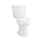 NIAGARA LIBERTY™ C11.300.01 ADA Height Single-Flush 2-Piece Toilet, Elongated Bowl, 16-5/8 in H Rim, 12 in Rough-In, 1.28 gpf, White, Import