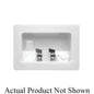 Assembled Washing Machine Outlet Box - High Impact Plastic