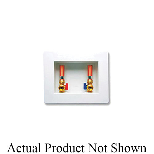 Unassembled Washing Machine Outlet Box - PVC