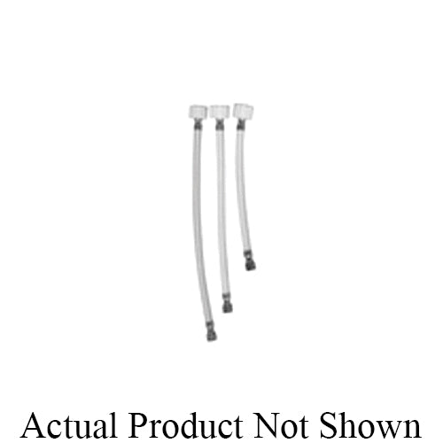 Aquaflo® DiamondBack™ VT-512-PP Toilet Connector, 3/8 x 7/8 in, Compression x Ballcock, 12 in L, 160 psi, Vinyl