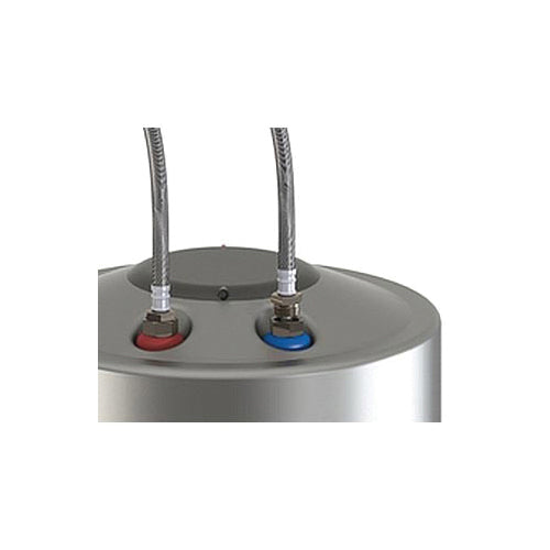Aquaflo® UltraCore™ WHF-124-PP Water Heater Connector, 3/4 in Nominal, MNPT x FNPT End Style, 24 in L, 20 to 125 psi Working, Stainless Steel