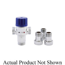 LEGEND 115-274NLM T-46NL 3-Way Radiant Thermostatic Mixing Valve, 3/4 in Nominal, MNPT End Style, 145 psi CWP Pressure, 15 gpm Flow Rate, Forged Brass Body, Domestic