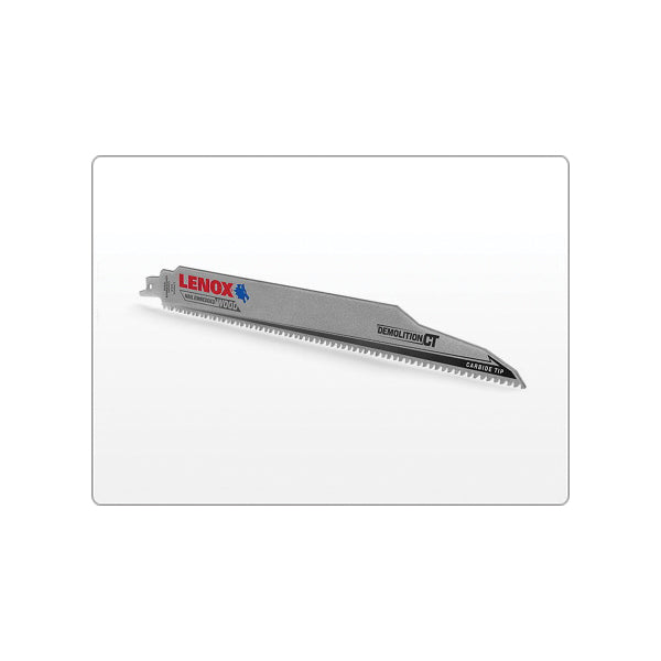 Lenox® Demolition CT™ 1832143 Reciprocating Saw Blade, 9 in L x 1 in W, 6 TPI