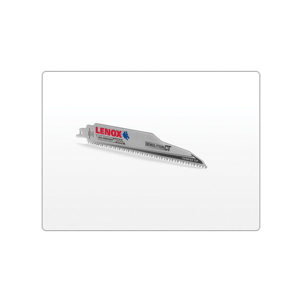 Lenox® Demolition CT™ 1832118 Reciprocating Saw Blade, 6 in L x 1 in W, 6 TPI