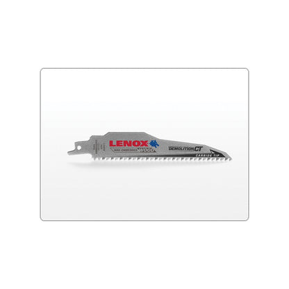 Lenox® Demolition CT™ 1832118 Reciprocating Saw Blade, 6 in L x 1 in W, 6 TPI