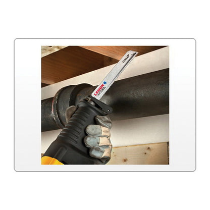 Lenox® LAZER CT™ 2014223 Straight Back Reciprocating Saw Blade, 6 in L x 1 in W, 8, Steel Body, Universal/Toothed Edge Tang