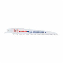 Lenox® 22750OSB656R Reciprocating Saw Blade, 6 in L x 3/4 in W, 6 TPI, Steel Body, Universal/Toothed Edge Tang