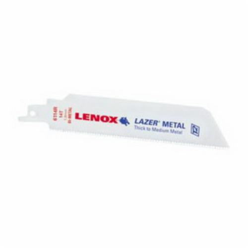 Straight Reciprocating Saw Blade - 6" - Flexible Steel