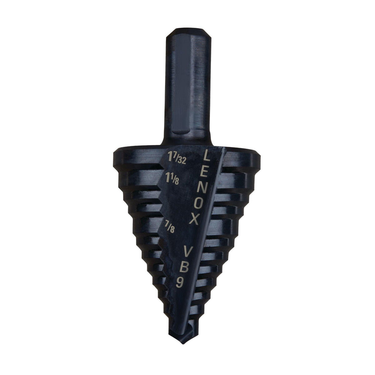 Step Drill Bit - 7/8" Dia Min Hole - 1-7/32" Dia Max Hole