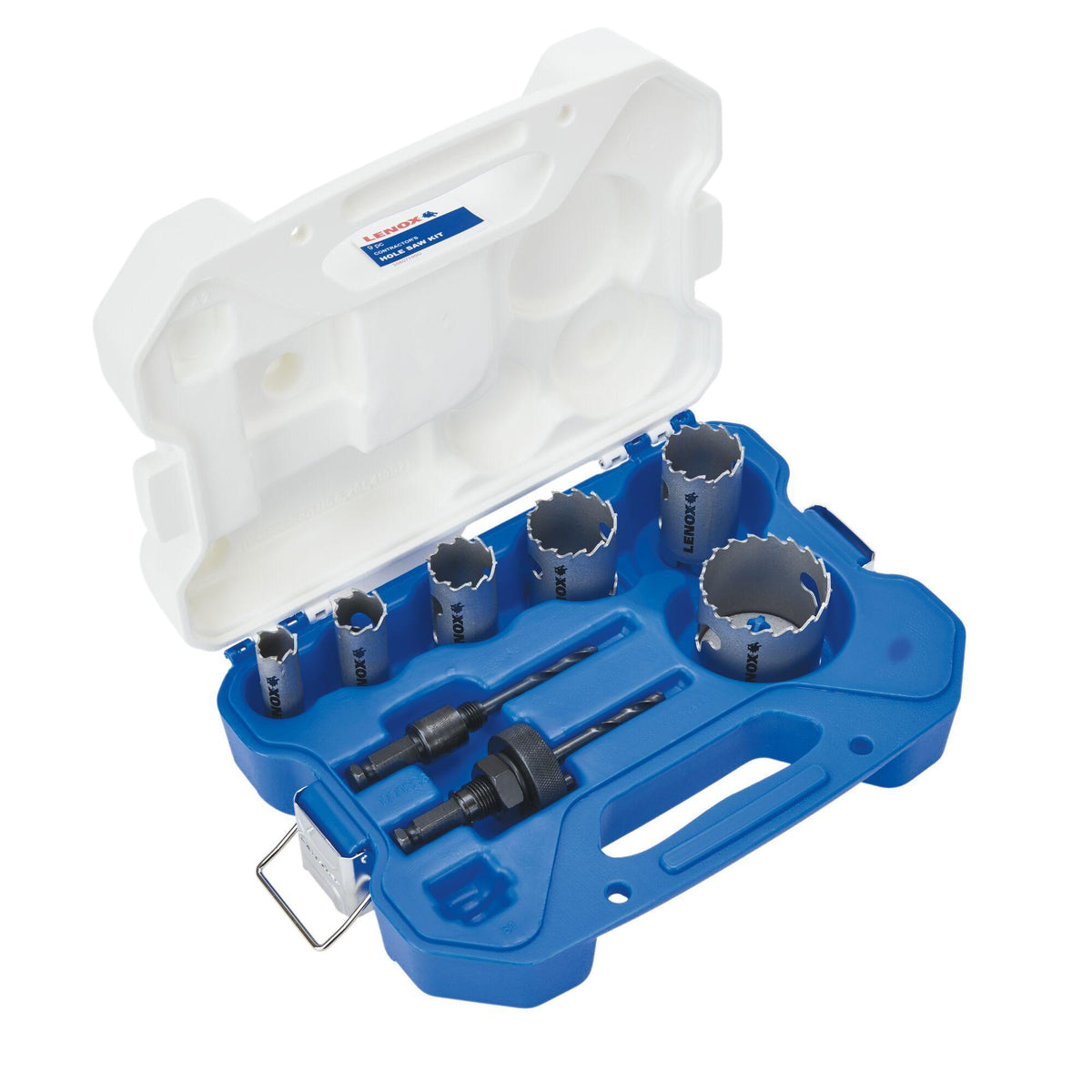 Medium Plumber's Hole Saw Kit - 8 Pieces - Carbide