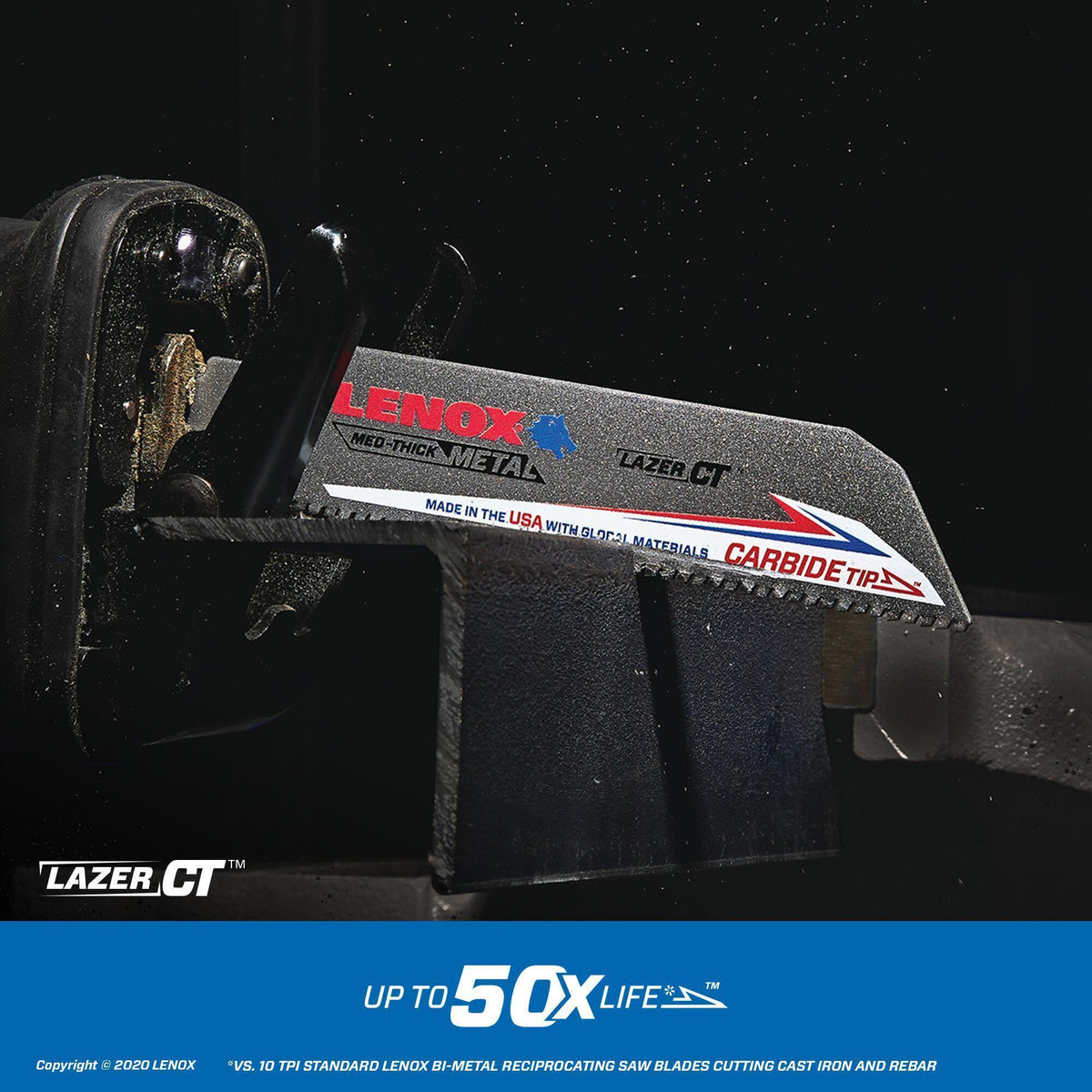 Reciprocating Saw Blade - 9" L x 1" W - 10 TPI