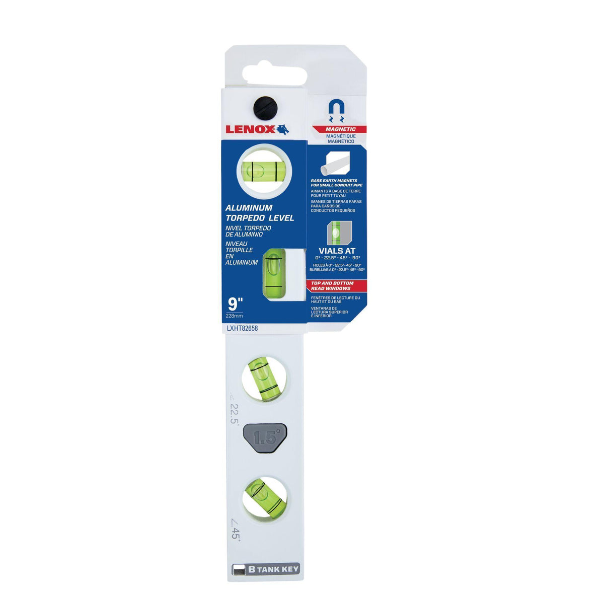 Magnetic Plumbing Torpedo - 9" L - Aluminum