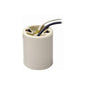 1-Piece Keyless Lampholder - Bushing/Threaded - Porcelain