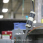 Leviton® 2441 3-Phase Non-Grounding Cable Mount Locking Plug, 120/208 V AC, 20 A, 4 Poles, 4 Wires, Black/White