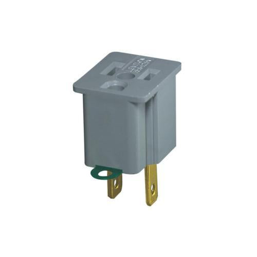 Leviton® 274 U-Ground Adapter, 125 V AC, 15 A