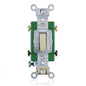 Self-Grounding Toggle Switch - Ivory - Thermoplastic