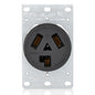 Grounding Shallow Single Straight - Blade Receptacle