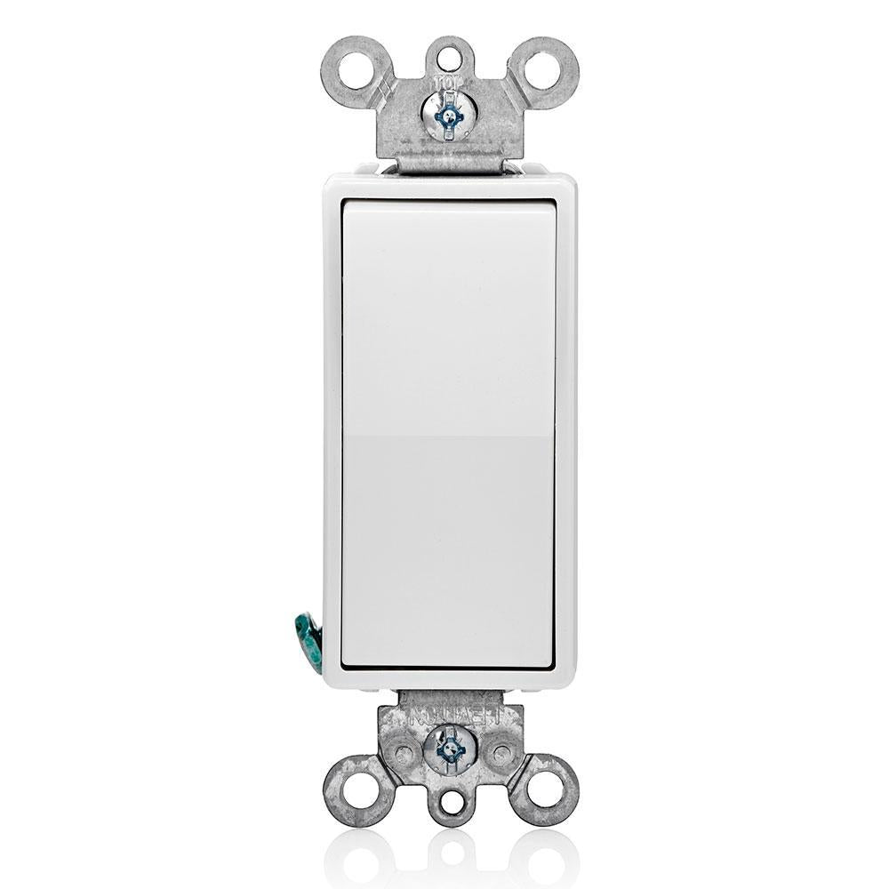 4-Way Grounding Quiet Switch - White - Thermoplastic