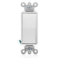 4-Way Grounding Quiet Switch - White - Thermoplastic