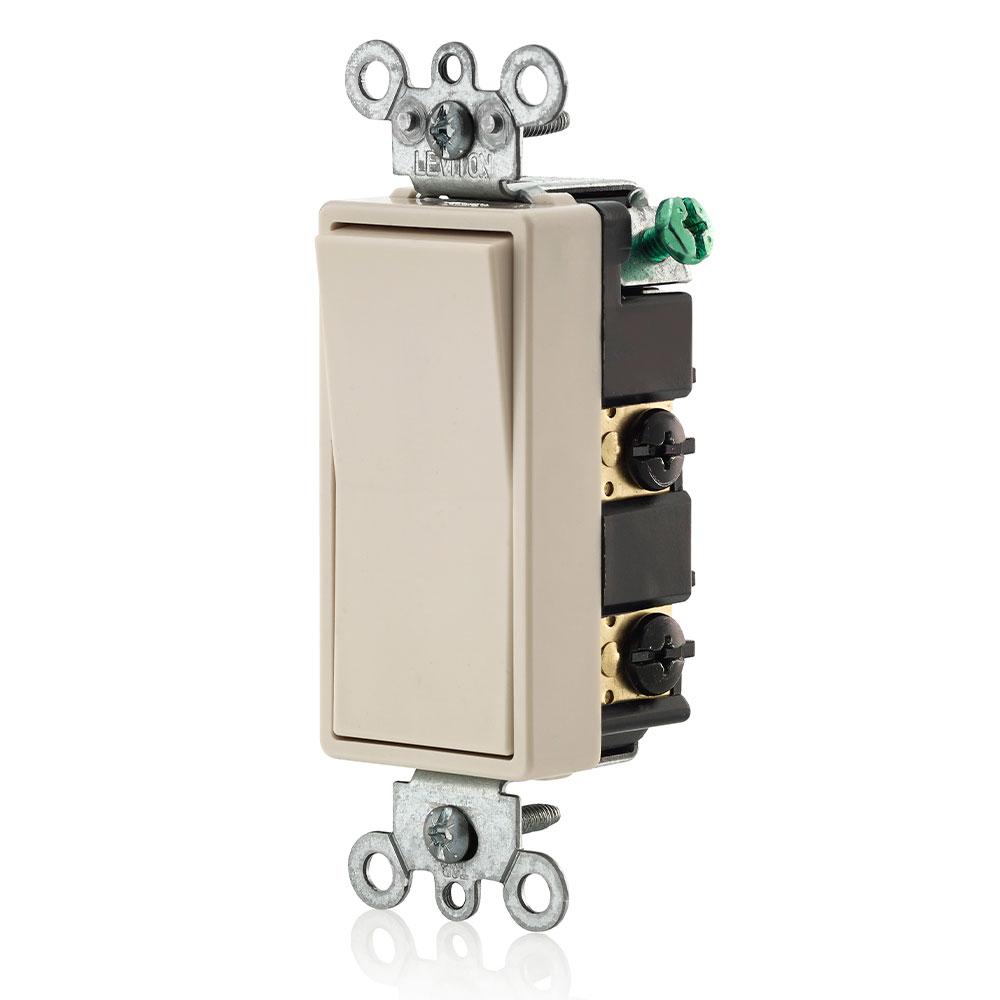 4-Way Grounding AC Quiet Switch - Thermoplastic - 15 A
