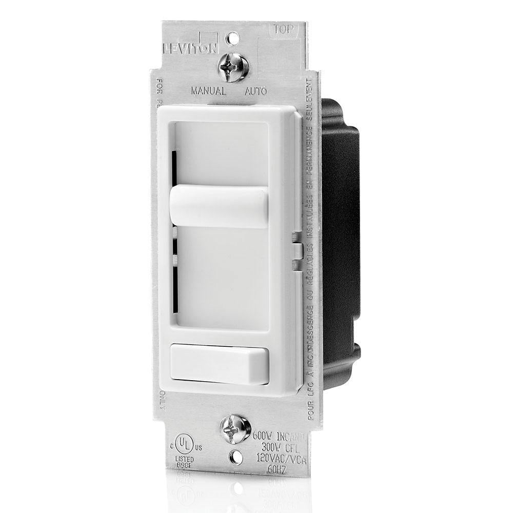 Dimmable Electro-Mechanical Universal Dimmer Switch - White