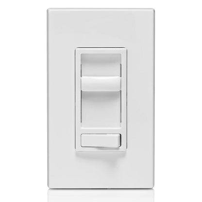 Dimmable Electro-Mechanical Universal Dimmer Switch - White