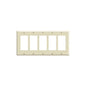 Standard Size Wall Plate - 5 Gangs