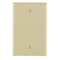 Midway Size Blank Wall Plate - Thermoset Plastic - 1 Gangs