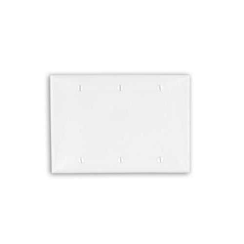 Standard Size Blank Wall Plate - 3 Gangs