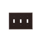 Standard Size Wall Plate - Thermoset - 3 Gangs