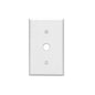 Leviton® 88018 Standard Size Traditional Wallplate, 1 Gang, 2-3/4 in W, Thermoset, Box Mount