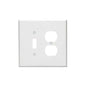 Oversized Combination Wall Plate - Thermoset - 2 Gangs