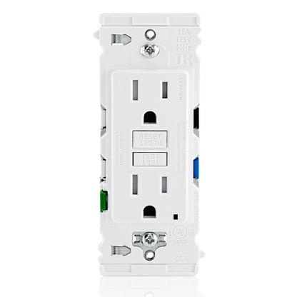 EGFT1 - Duty Self-Grounding Tamper-Resistant GFCI Receptacle