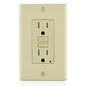 Resistant GFCI Receptacle with Ivory Test - 125 V AC
