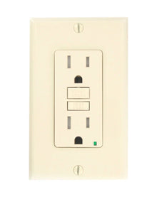 LIGHT ALMOND GFCI OUTLET TR