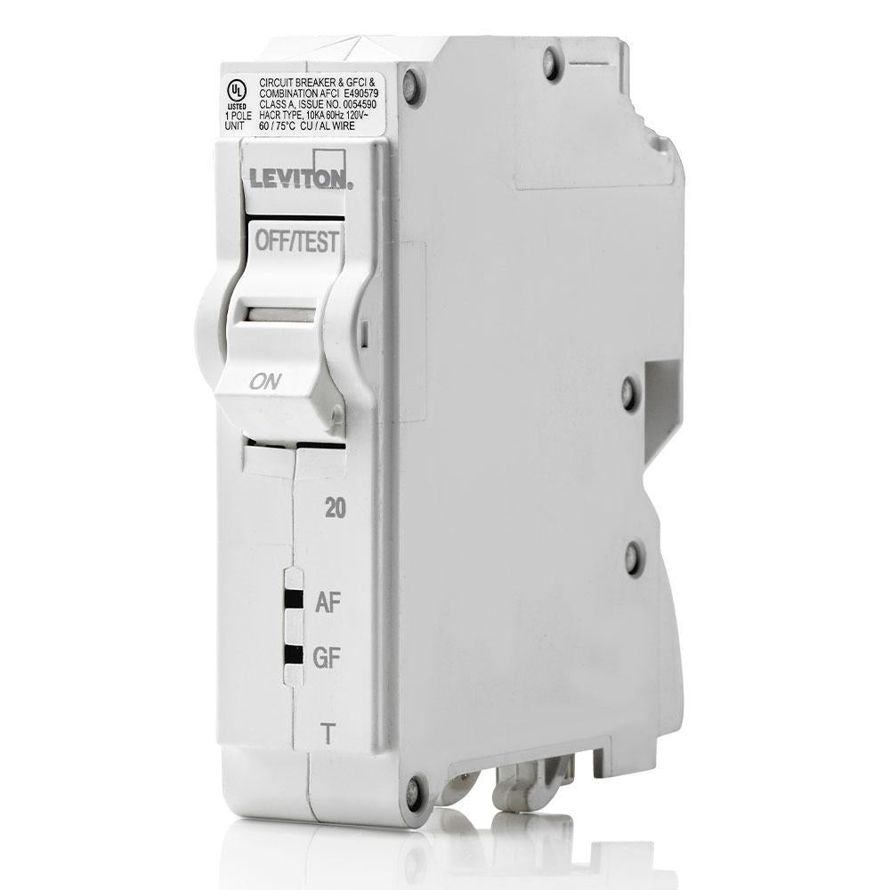 Dual Function AFCI/GFCI Circuit Breaker - 120 V AC - 20 A