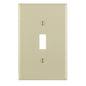 Midway Size Traditional Wall Plate - Ivory - 1 Gangs