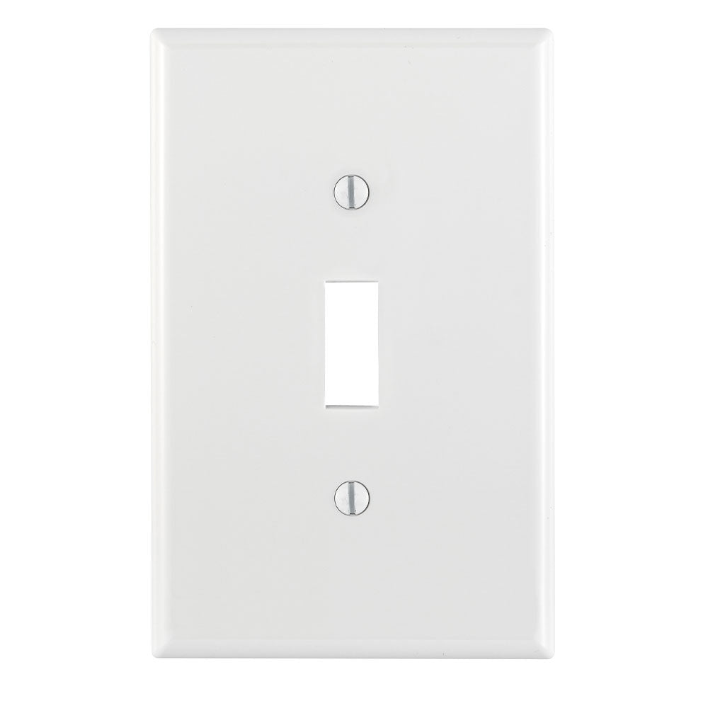 Midway Size Traditional Wall Plate - White - Thermoplastic