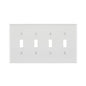 Midway Size Traditional Wall Plate - 4 Gangs