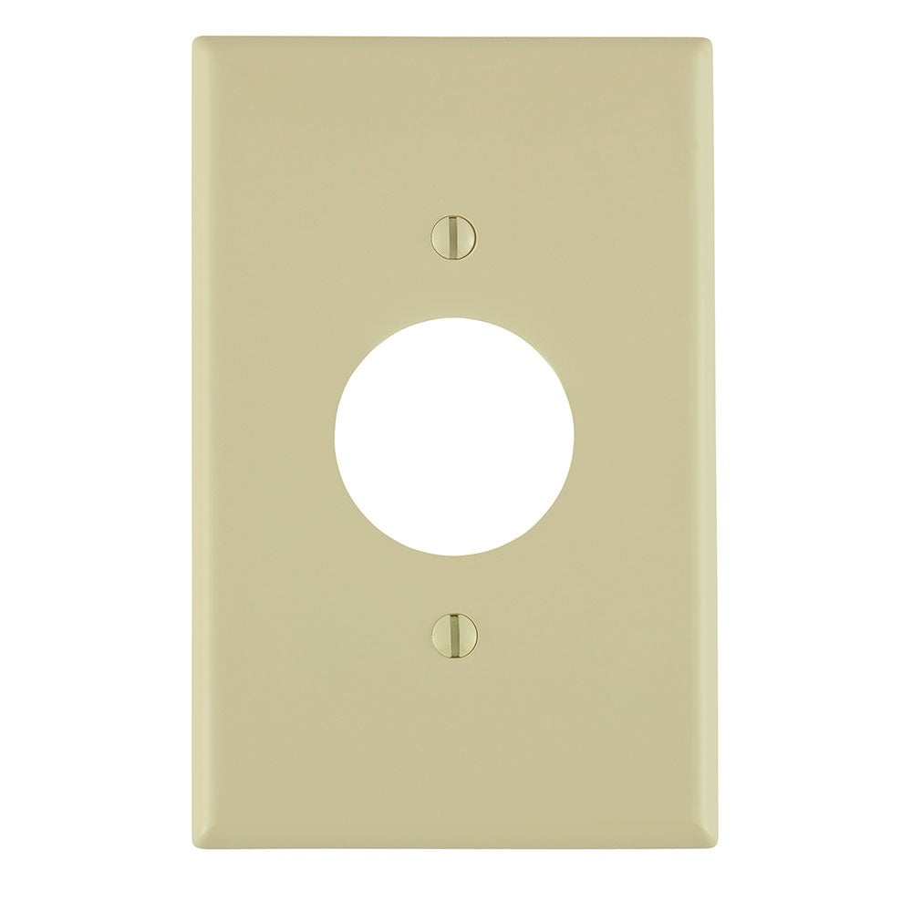 Midway Size Wall Plate - Ivory - 1 Gangs
